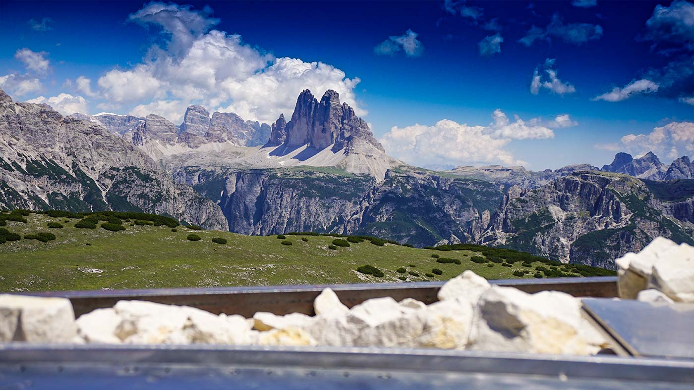 Das Wahrzeichen der Dolomiten.
